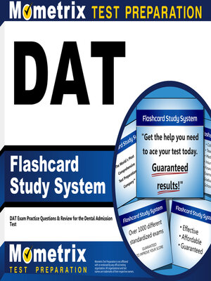 cover image of DAT Flashcard Study System
